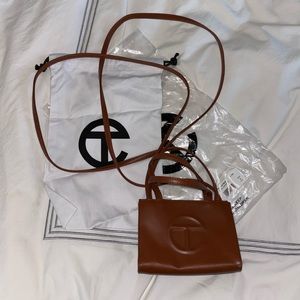 Telfar Small Shopper Tan